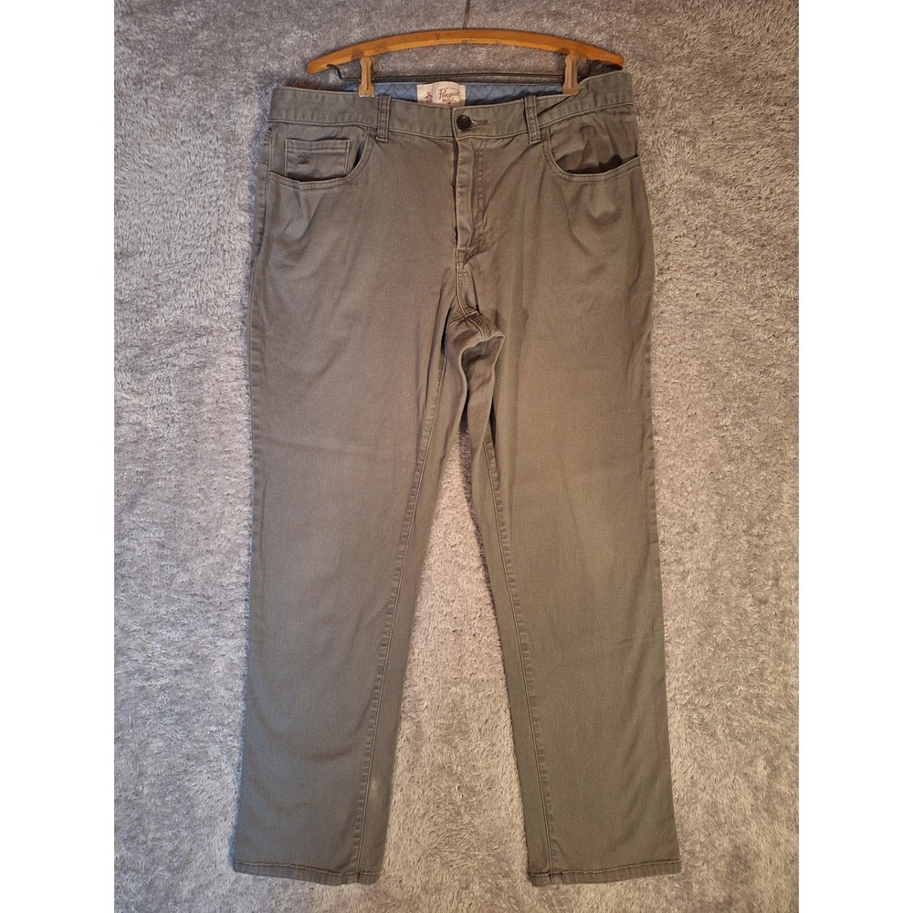 Original Penguin By Munsingwear Mens Chinos Pants Size 36x32 Cotton Gray Casual